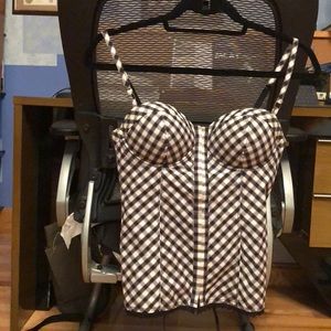 Corset style tank top